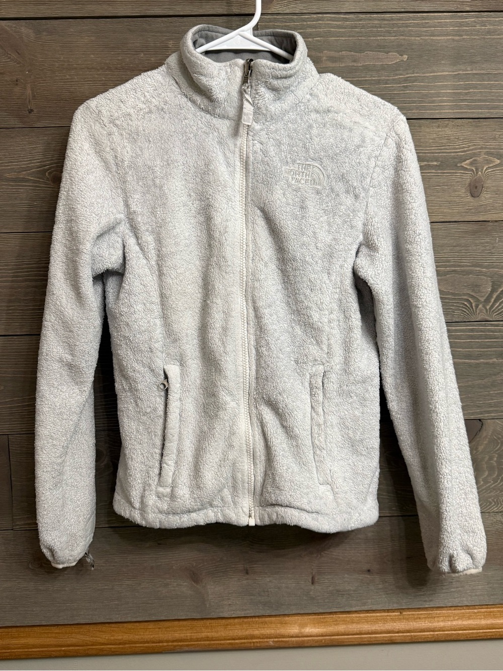 The North Face Cream Fleece Full Zip Jacket Women’s